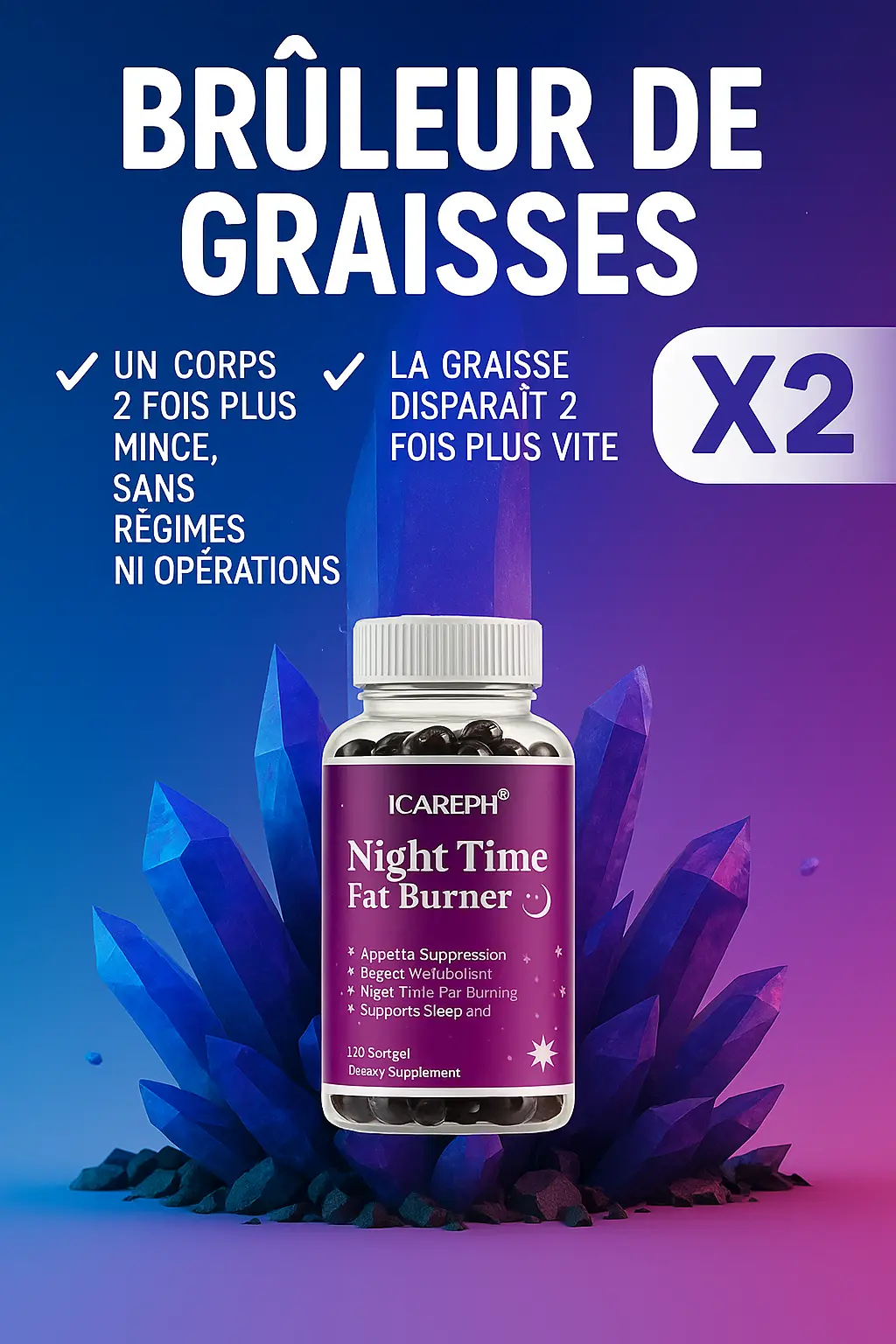 LECAREPU Night Time Fat Burner - Brûleur de Graisses